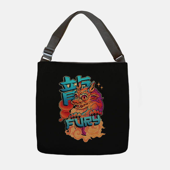 Dragon Fury-None-Adjustable Tote-Bag-ricolaa