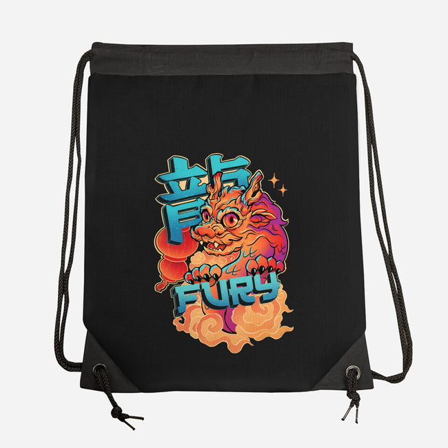 Dragon Fury-None-Drawstring-Bag-ricolaa