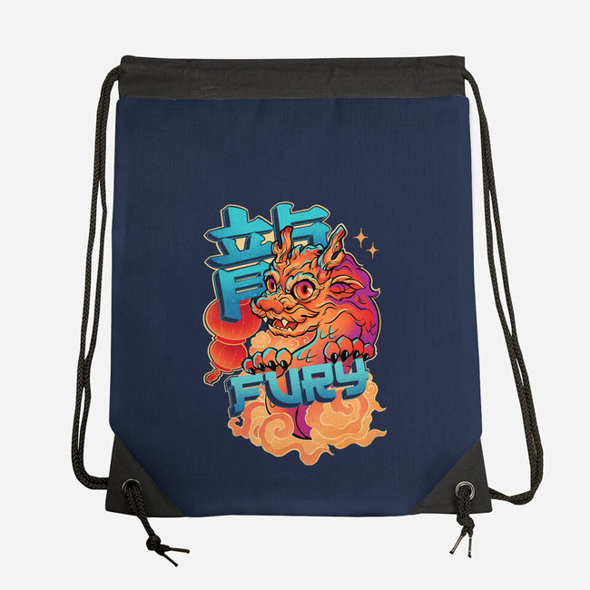 Dragon Fury-None-Drawstring-Bag-ricolaa