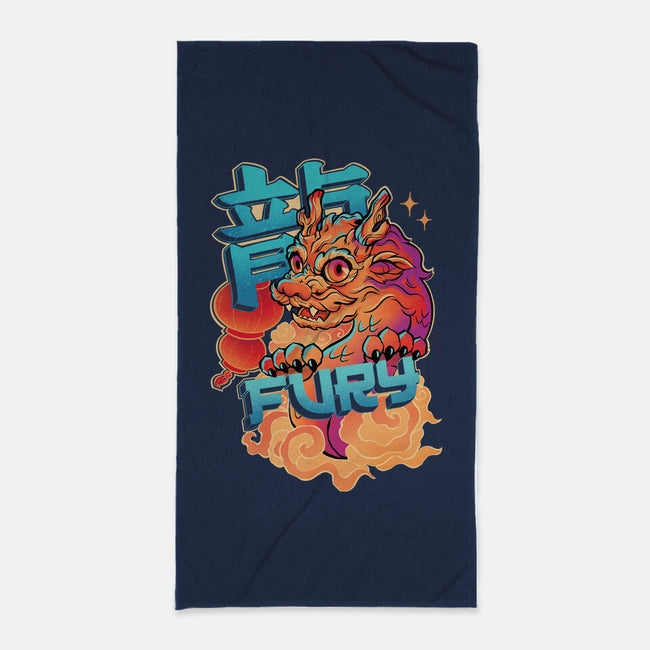 Dragon Fury-None-Beach-Towel-ricolaa