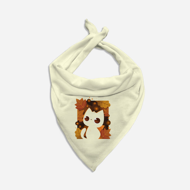 Autumn Lights-Cat-Bandana-Pet Collar-ricolaa