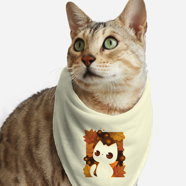 Autumn Lights-Cat-Bandana-Pet Collar-ricolaa