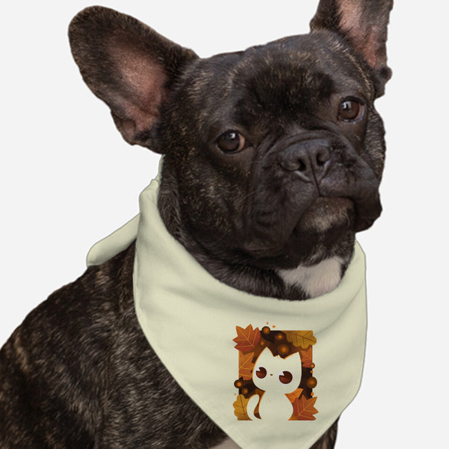 Autumn Lights-Dog-Bandana-Pet Collar-ricolaa