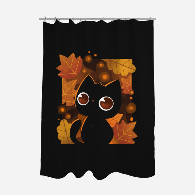 Autumn Lights-None-Polyester-Shower Curtain-ricolaa