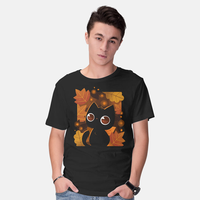 Autumn Lights-Mens-Basic-Tee-ricolaa