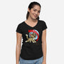 Werecat-Womens-V-Neck-Tee-Boggs Nicolas