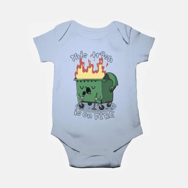 Is On Fire-Baby-Basic-Onesie-Claudia