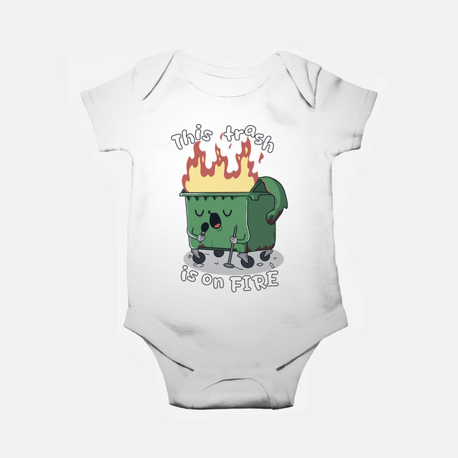 Is On Fire-Baby-Basic-Onesie-Claudia