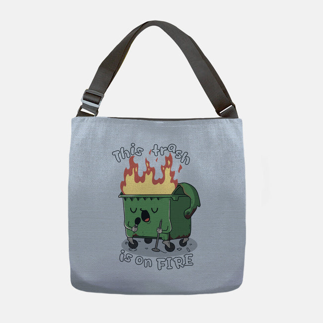 Is On Fire-None-Adjustable Tote-Bag-Claudia