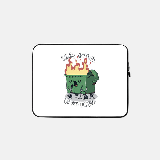 Is On Fire-None-Zippered-Laptop Sleeve-Claudia