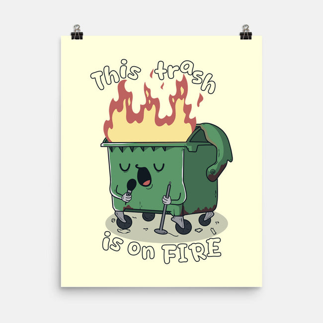 Is On Fire-None-Matte-Poster-Claudia