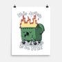 Is On Fire-None-Matte-Poster-Claudia