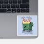 Is On Fire-None-Glossy-Sticker-Claudia