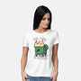 Is On Fire-Womens-Basic-Tee-Claudia