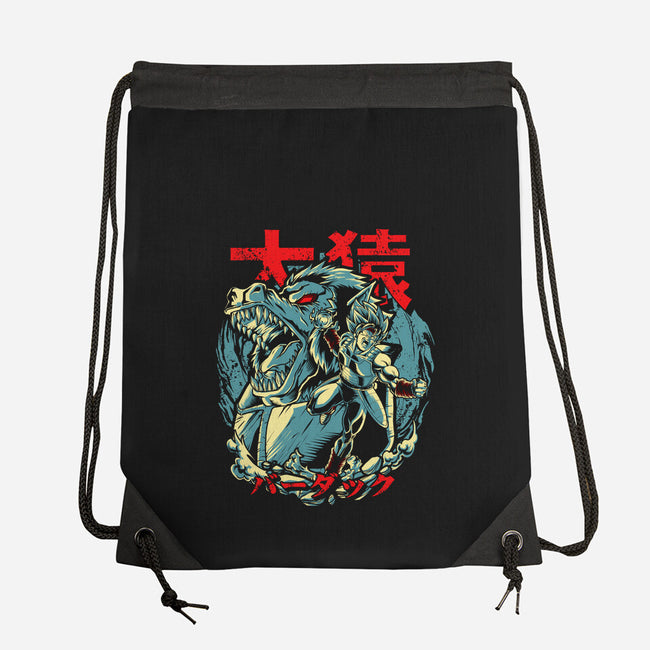 Oozaru Father-None-Drawstring-Bag-Diego Oliver