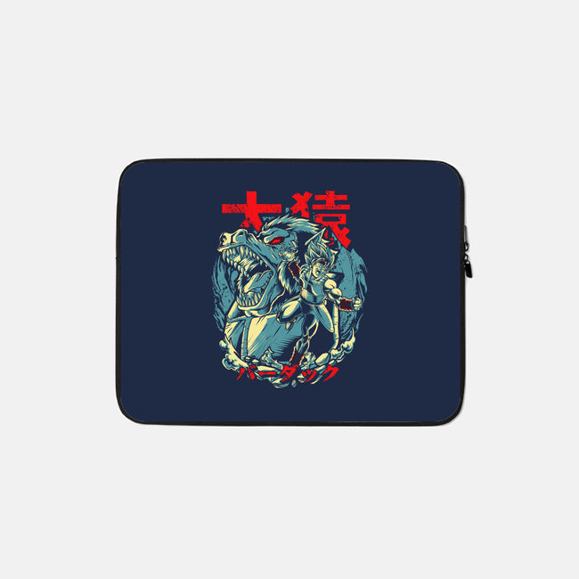 Oozaru Father-None-Zippered-Laptop Sleeve-Diego Oliver