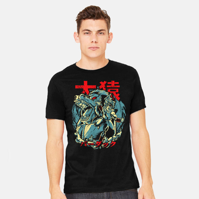 Oozaru Father-Mens-Heavyweight-Tee-Diego Oliver