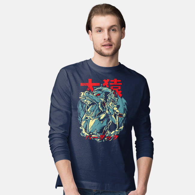 Oozaru Father-Mens-Long Sleeved-Tee-Diego Oliver