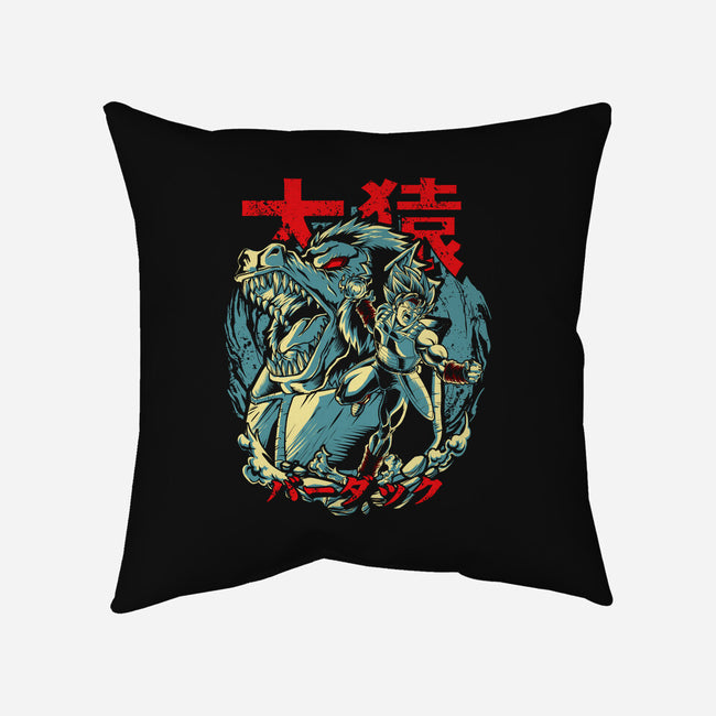 Oozaru Father-None-Non-Removable Cover w Insert-Throw Pillow-Diego Oliver