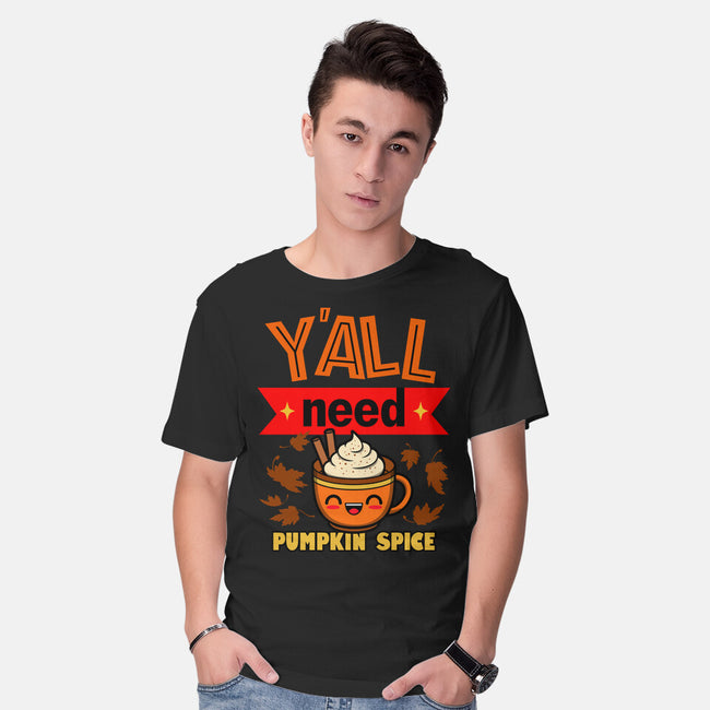 Yall Need Pumpkin Spice-Mens-Basic-Tee-Boggs Nicolas