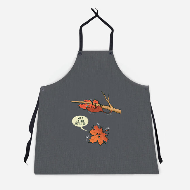 Reluctant Leaf-Unisex-Kitchen-Apron-Boggs Nicolas