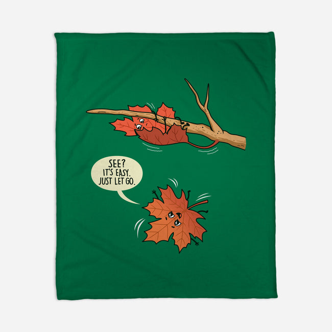 Reluctant Leaf-None-Fleece-Blanket-Boggs Nicolas