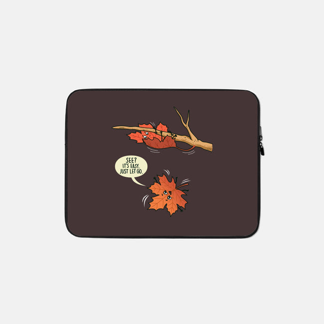 Reluctant Leaf-None-Zippered-Laptop Sleeve-Boggs Nicolas