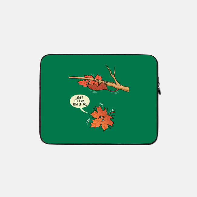 Reluctant Leaf-None-Zippered-Laptop Sleeve-Boggs Nicolas