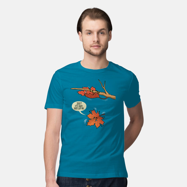 Reluctant Leaf-Mens-Premium-Tee-Boggs Nicolas