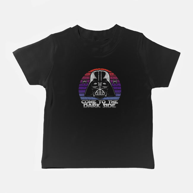 Vintage Dark Side-Baby-Basic-Tee-NMdesign