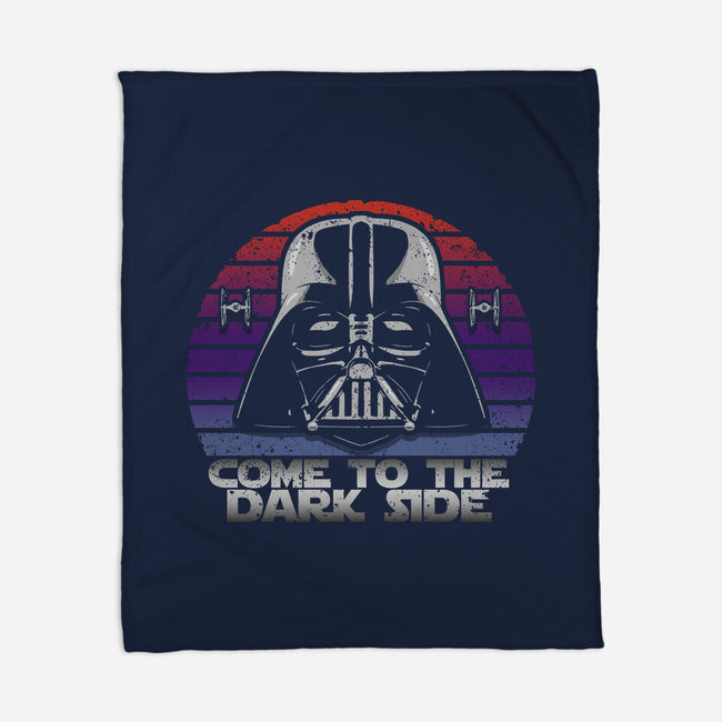 Vintage Dark Side-None-Fleece-Blanket-NMdesign