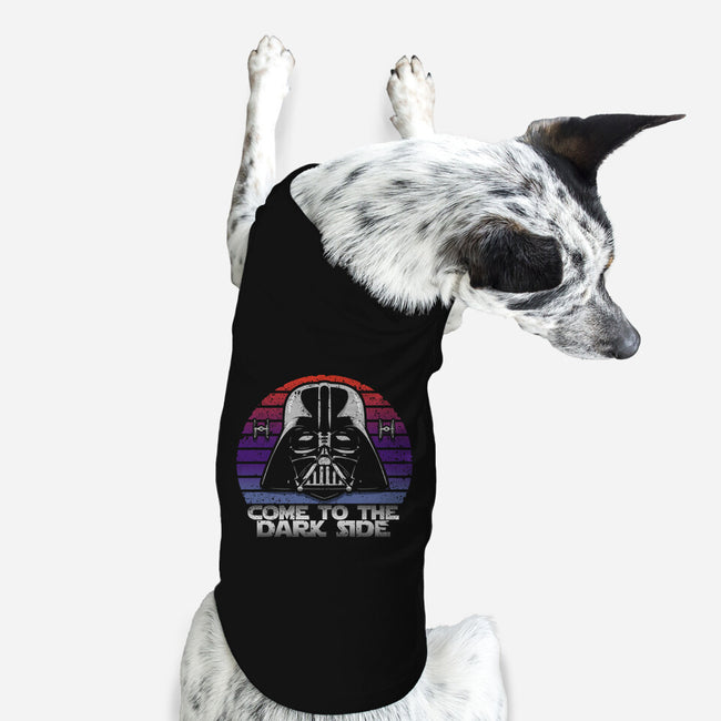 Vintage Dark Side-Dog-Basic-Pet Tank-NMdesign