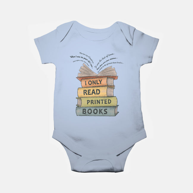 Vintage Reader-Baby-Basic-Onesie-NMdesign