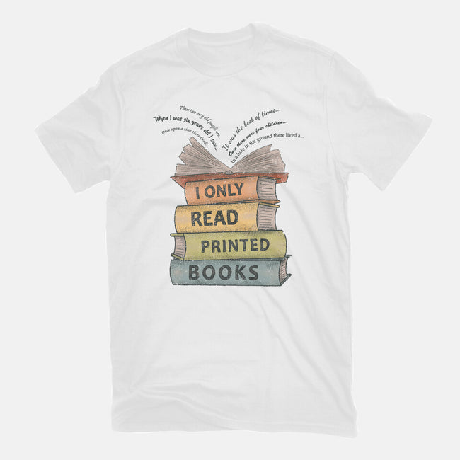 Vintage Reader-Womens-Basic-Tee-NMdesign