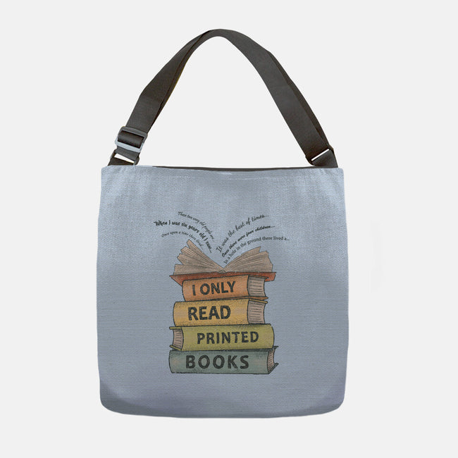 Vintage Reader-None-Adjustable Tote-Bag-NMdesign