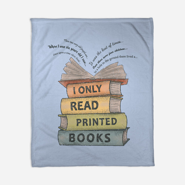 Vintage Reader-None-Fleece-Blanket-NMdesign