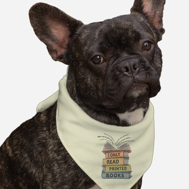 Vintage Reader-Dog-Bandana-Pet Collar-NMdesign