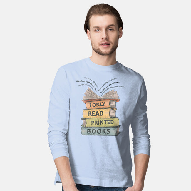 Vintage Reader-Mens-Long Sleeved-Tee-NMdesign