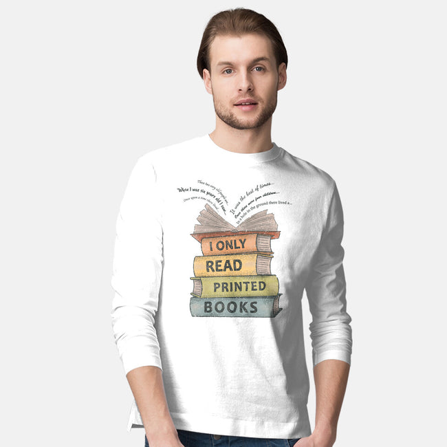 Vintage Reader-Mens-Long Sleeved-Tee-NMdesign