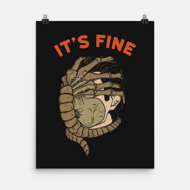 It's Fine-None-Matte-Poster-Melonseta