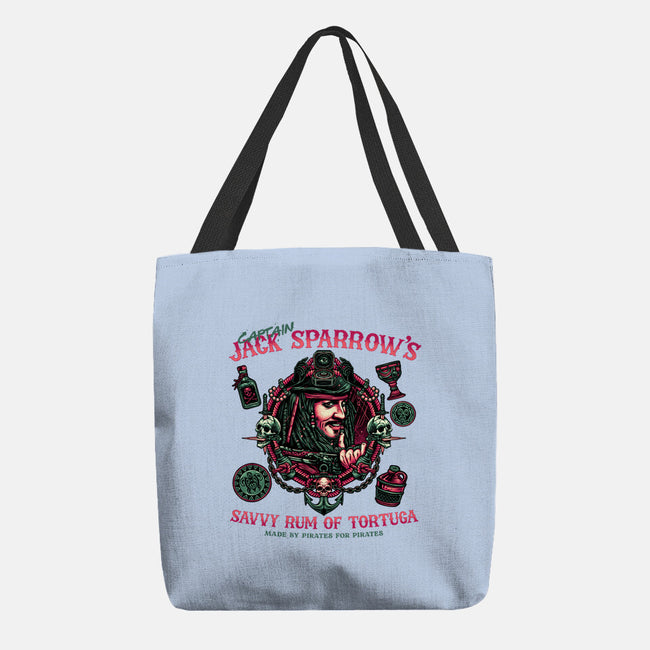 Savvy Rum-None-Basic Tote-Bag-glitchygorilla