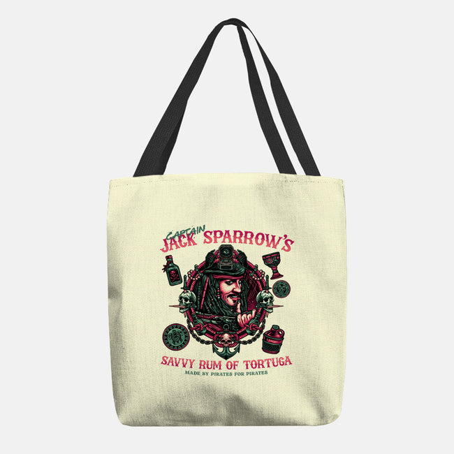 Savvy Rum-None-Basic Tote-Bag-glitchygorilla