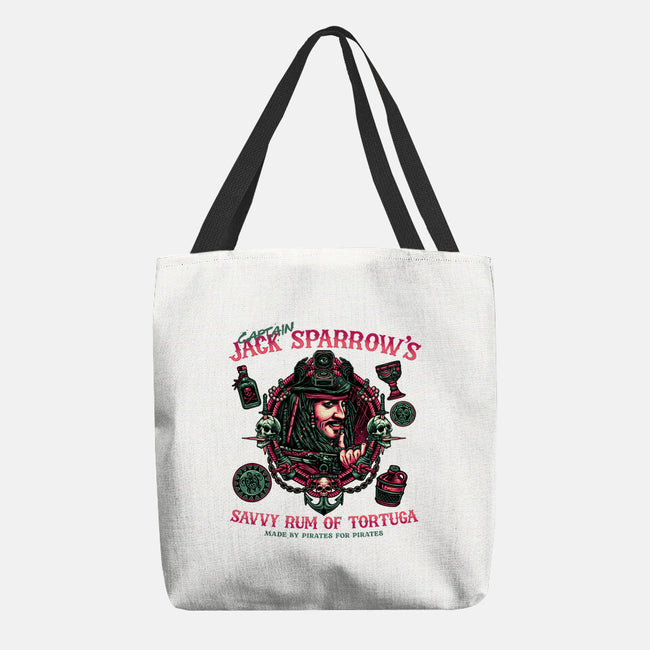 Savvy Rum-None-Basic Tote-Bag-glitchygorilla