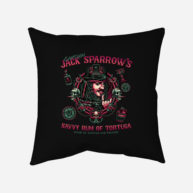 Savvy Rum-None-Removable Cover w Insert-Throw Pillow-glitchygorilla