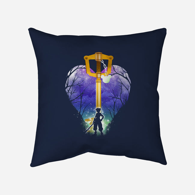 The Keyblade-None-Non-Removable Cover w Insert-Throw Pillow-dandingeroz