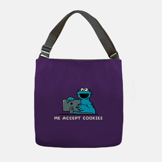 Me Accept Cookies-None-Adjustable Tote-Bag-damglynn