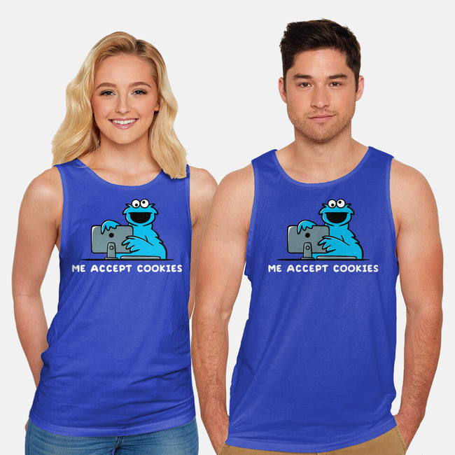 Me Accept Cookies-Unisex-Basic-Tank-damglynn