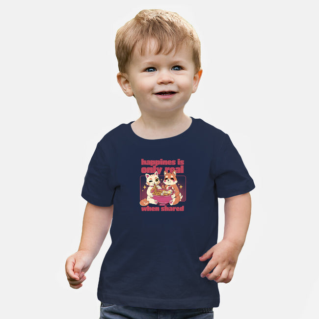 Happiness Shared-Baby-Basic-Tee-yumie