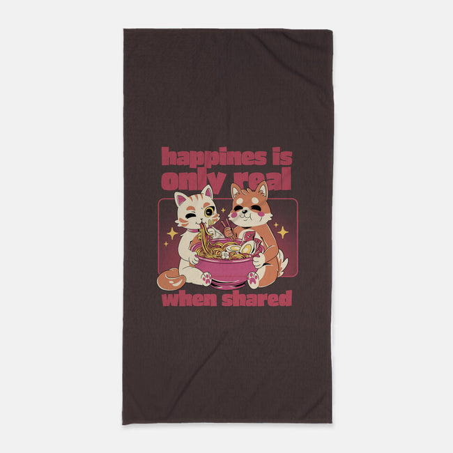 Happiness Shared-None-Beach-Towel-yumie