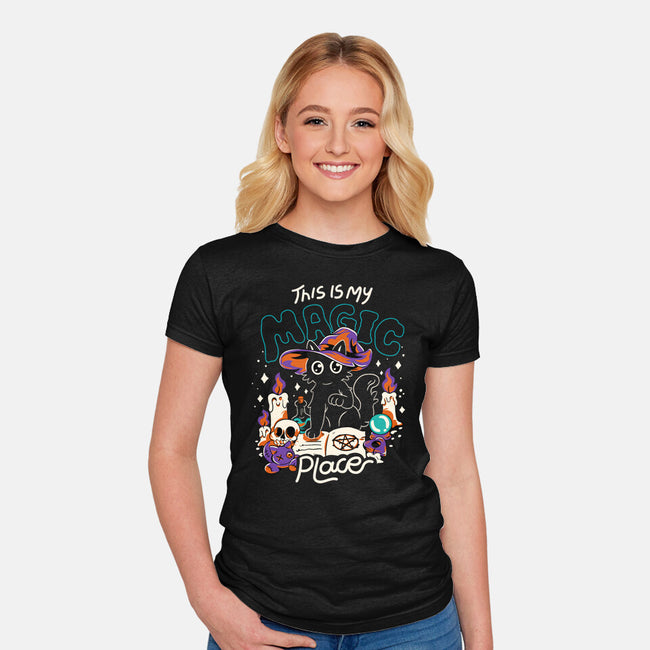 Magic Place-Womens-Fitted-Tee-yumie